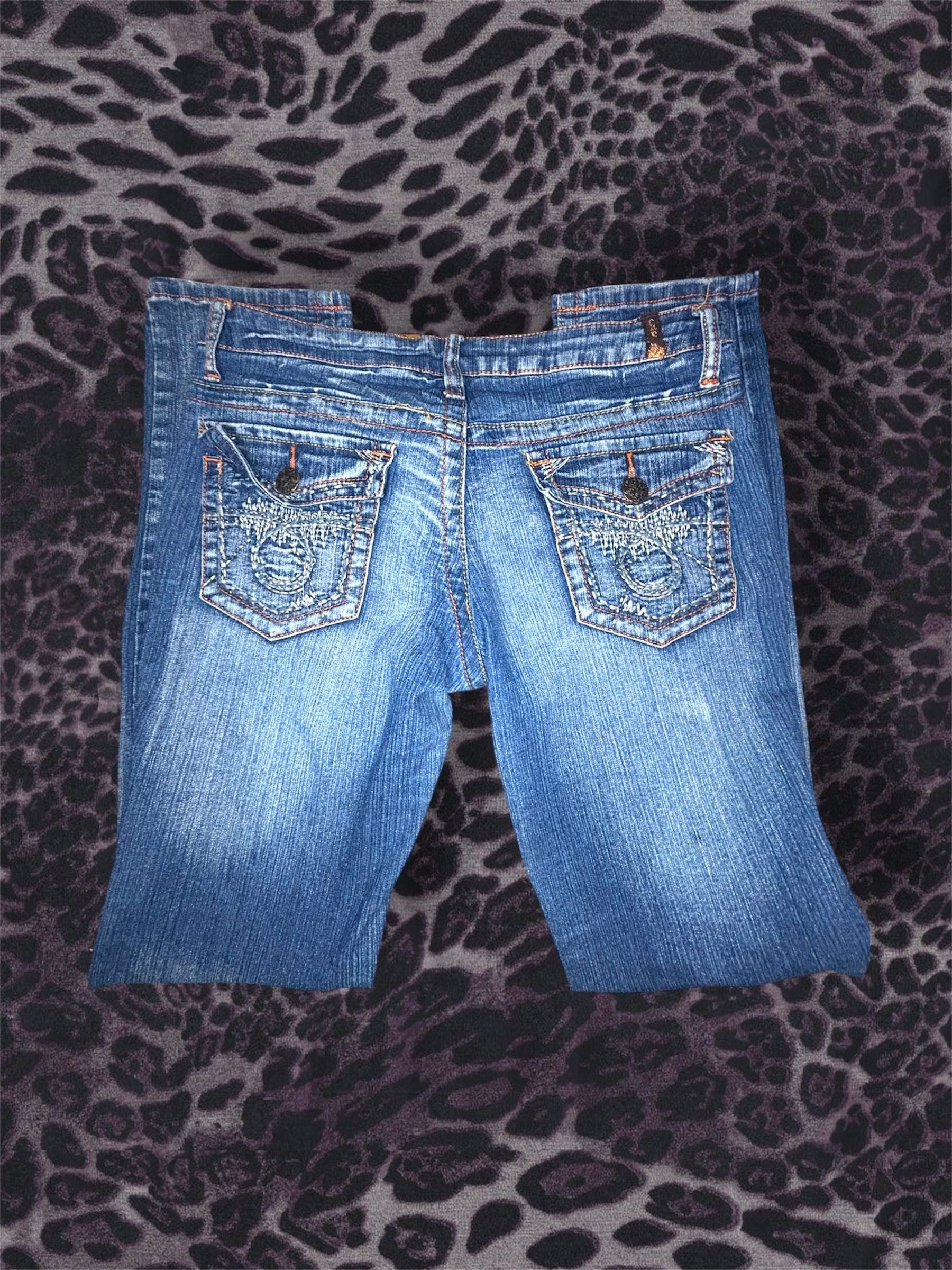 Vintage Crest Medium Blue Denim Jeans Women Size 5/6 image 2