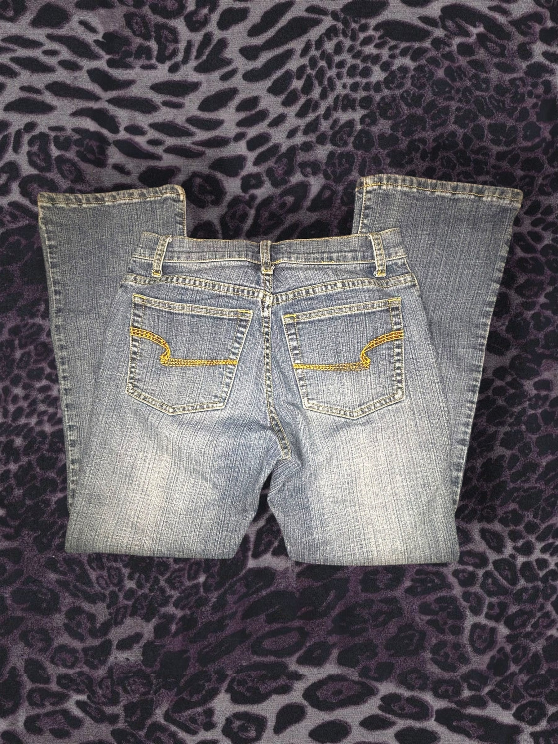 Vintage Lenas Jeans Light Blue Faded Bootcut Denim 6 image 2