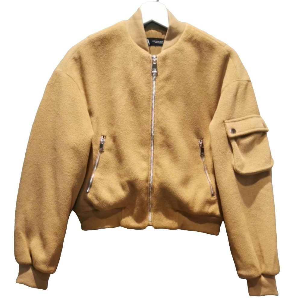 Zara Women's Camel Bomber Jacket XS