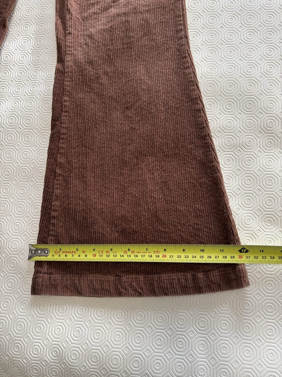 Lucy & yak flared Brown Corduroy Wide Leg Trousers 32 image 3