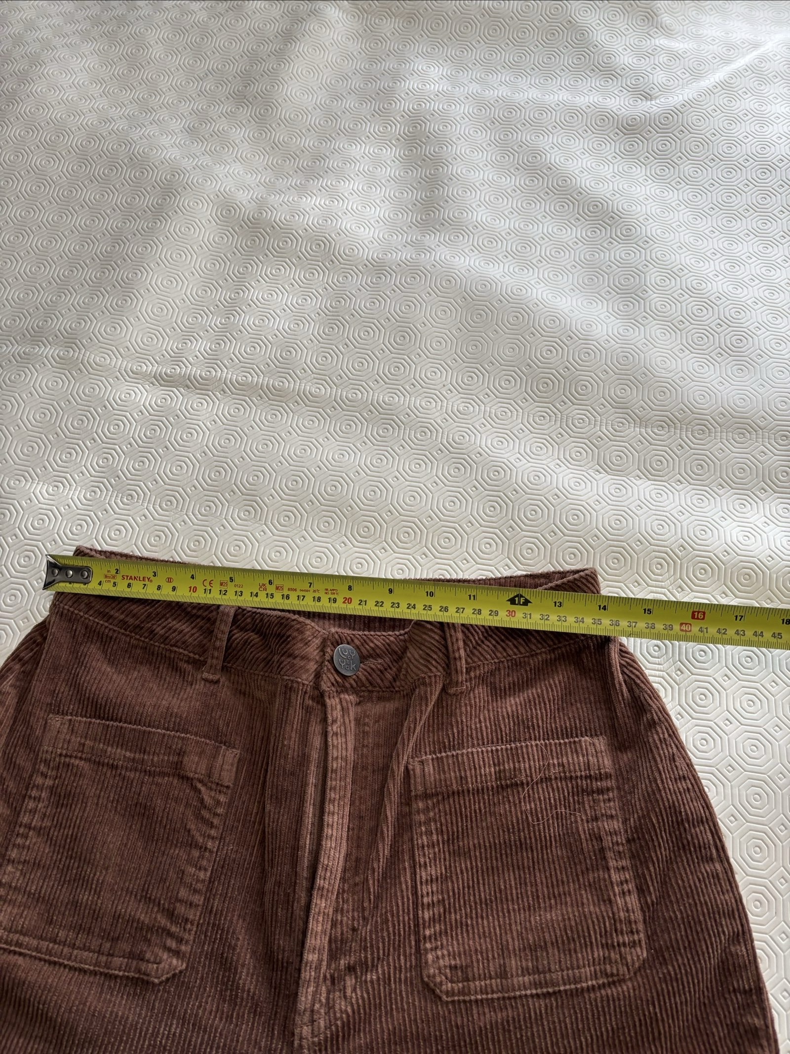 Lucy & yak flared Brown Corduroy Wide Leg Trousers 32 image 5