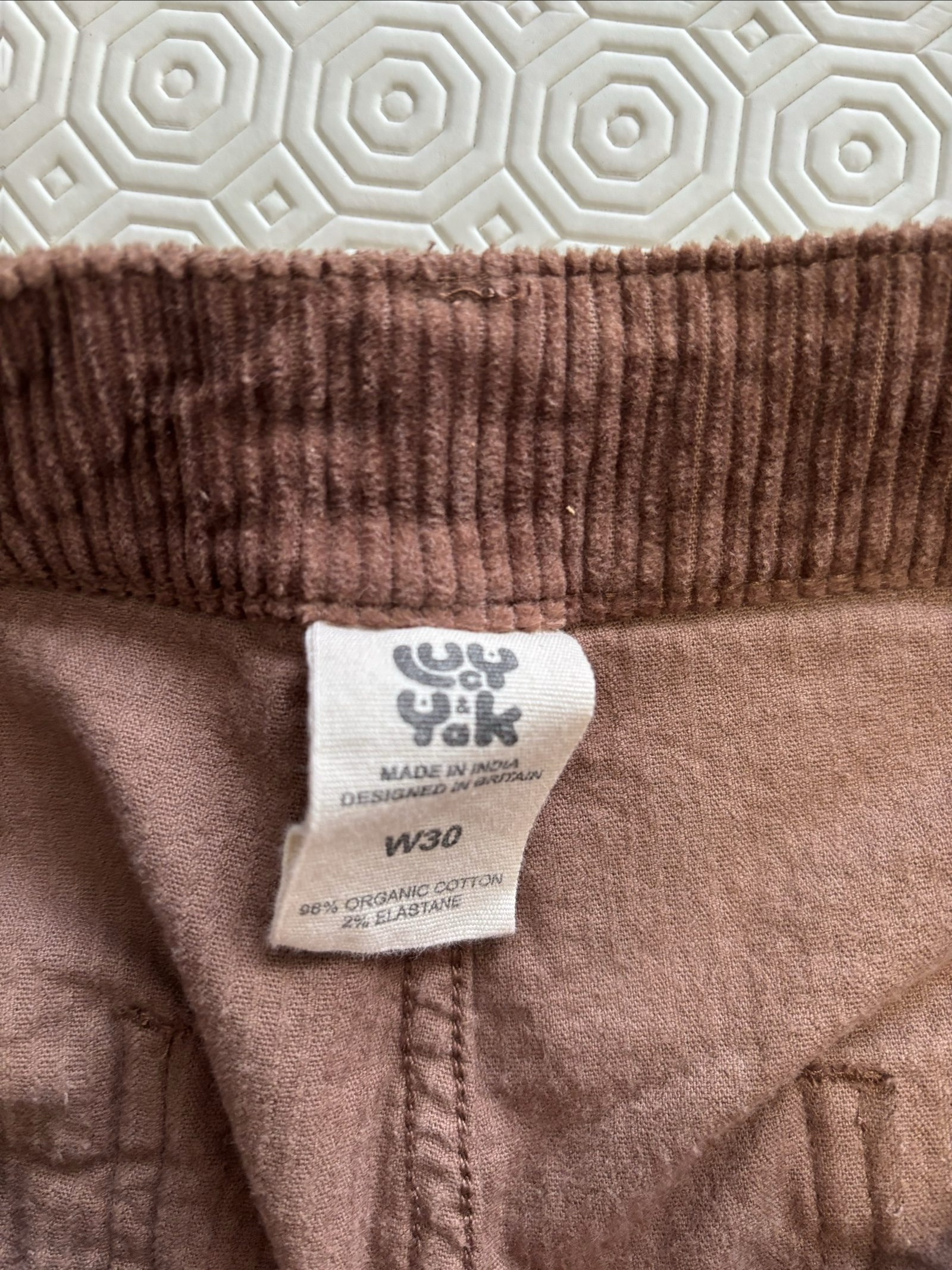 Lucy & yak flared Brown Corduroy Wide Leg Trousers 32 image 6