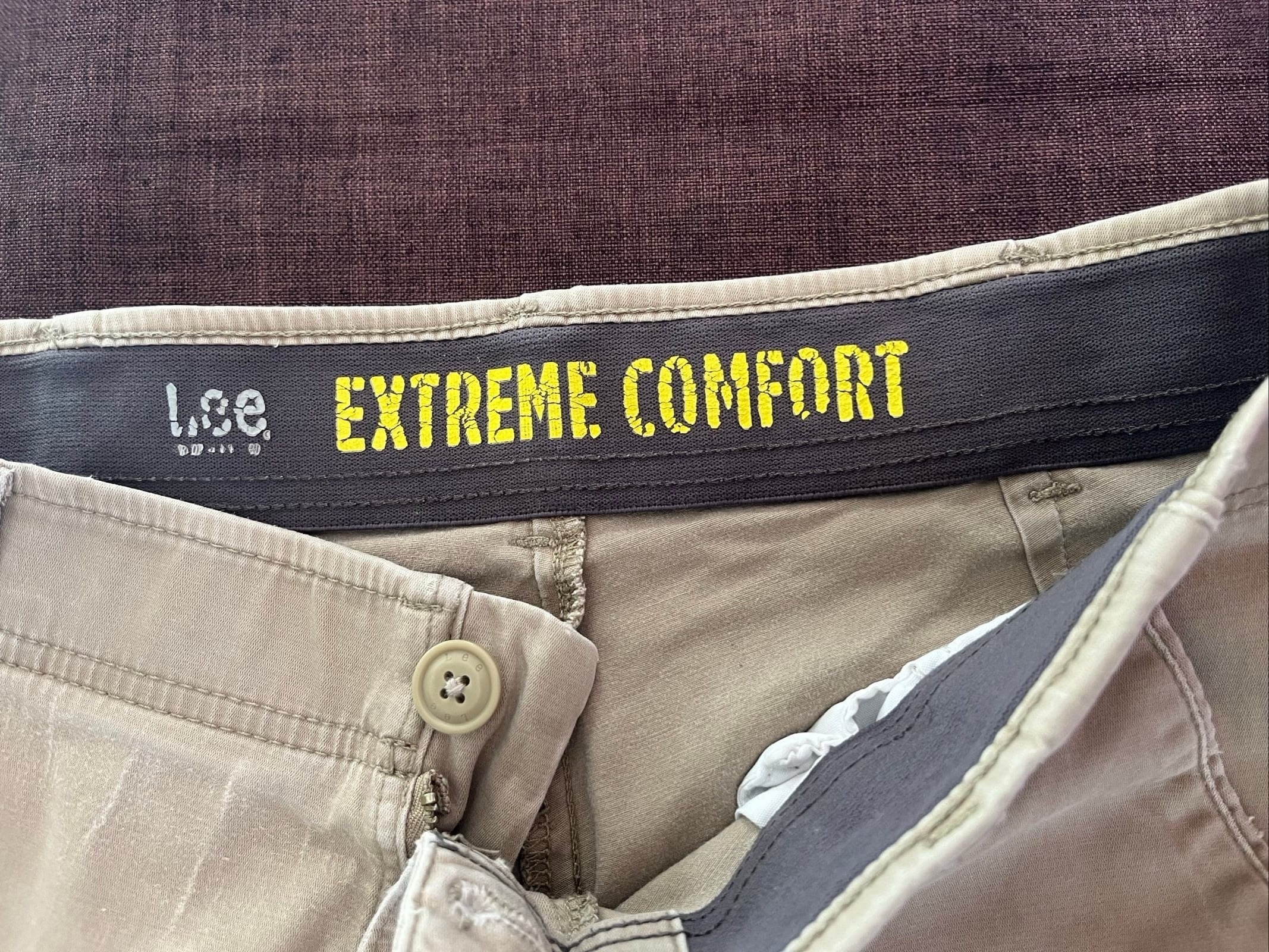 Lee Men's Beige Extreme Comfort Chino Shorts 32 image 5