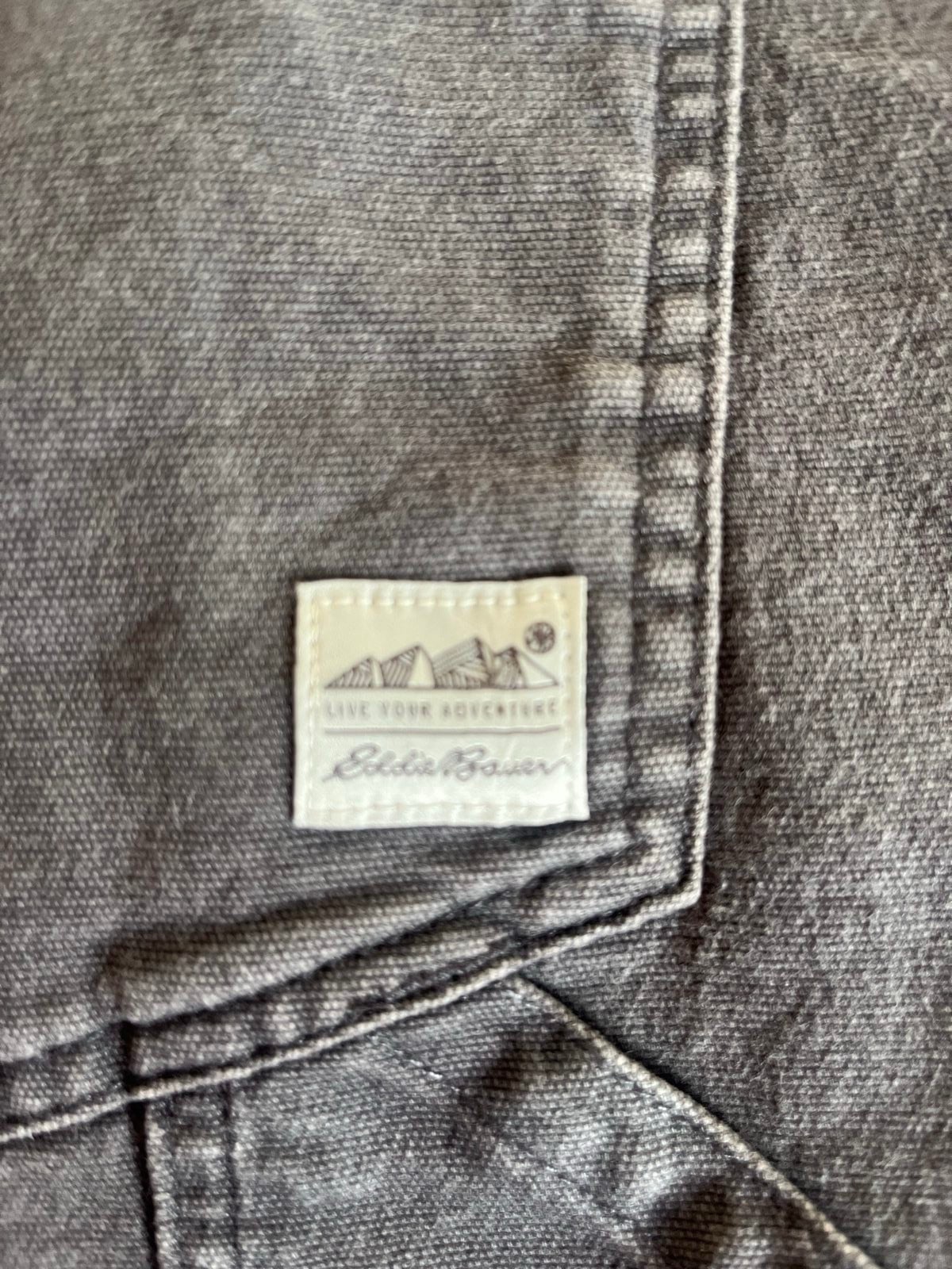 Eddie Bauer Men's Grey Cotton Shorts Size 40 Relaxed Fit image 9