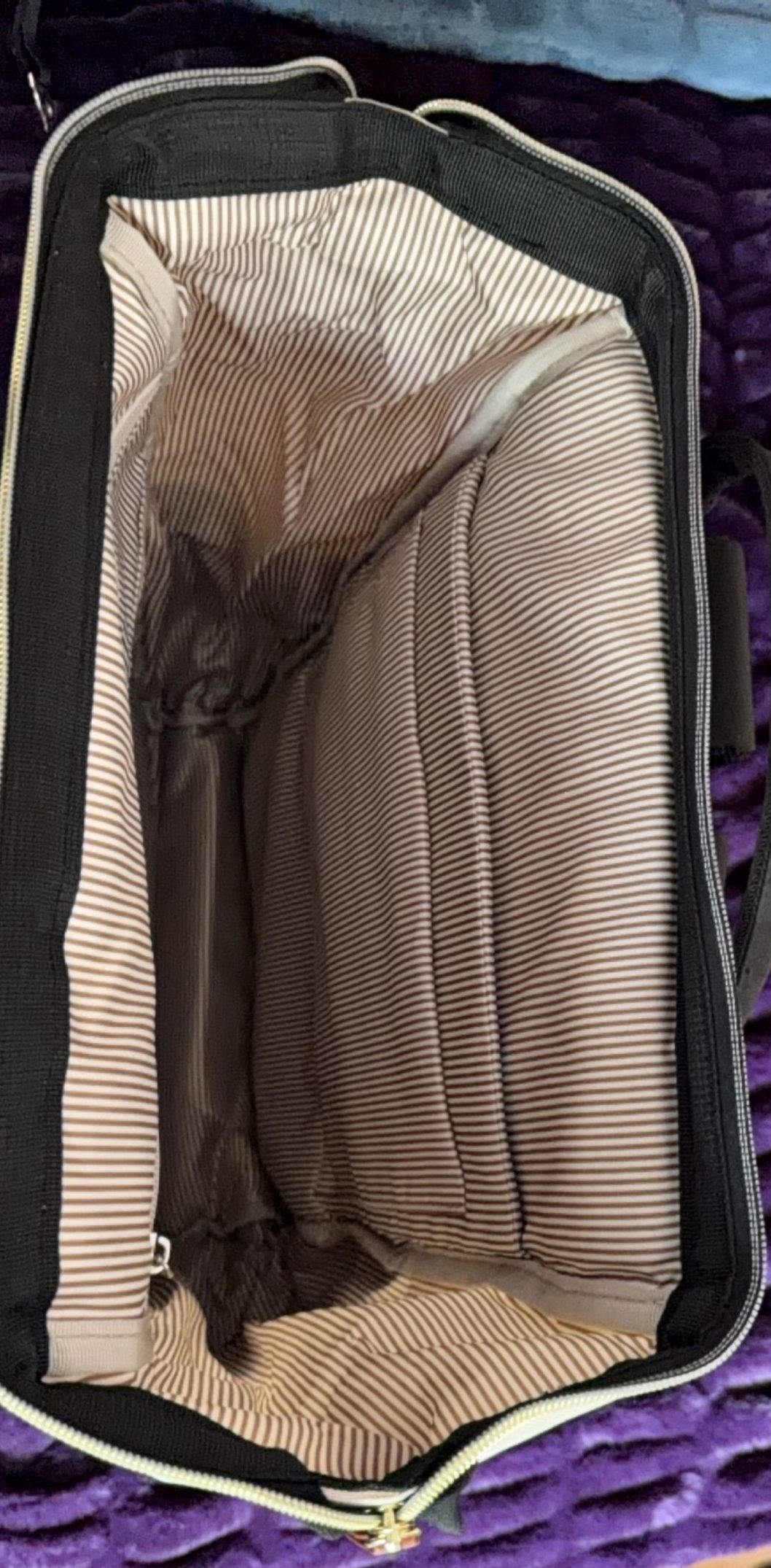 LOVEVOOK Beige Black Laptop Backpack Work Travel Bag NWOT image 5