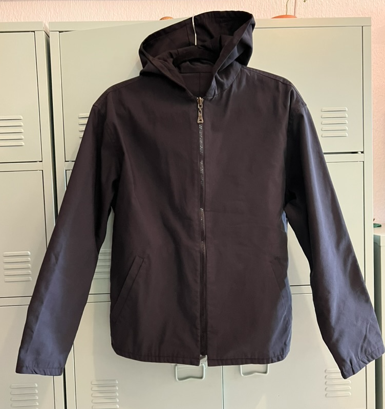 Prada Milano – Reversible technical cotton jacket – Black – Hooded – Very good condition – Original price €1,200