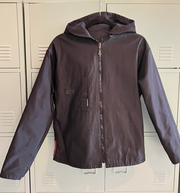 Prada Milano – Reversible technical cotton jacket – Black – Hooded – Very good condition – Original price €1,200 image 8