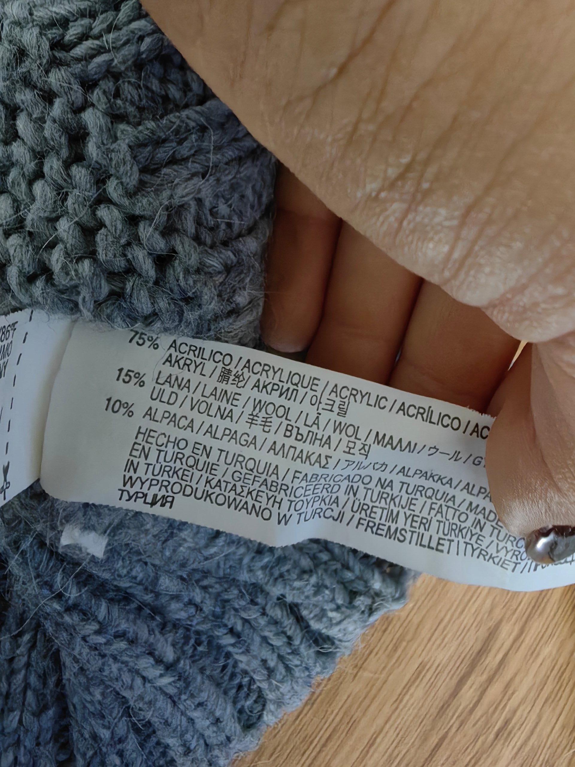 Mājīgs un silts Zara Knit adīts džemperis image 4