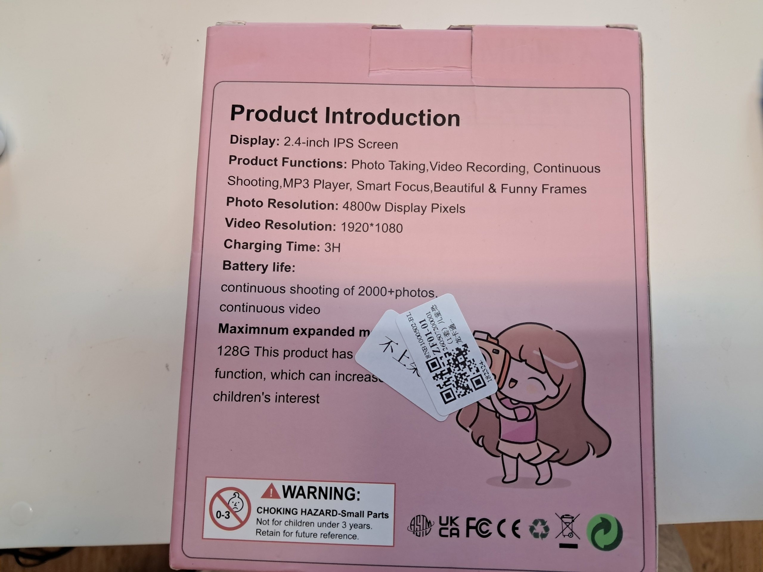 Digitale Kinder Camera met Direct Print | Instant Camera Eenhoorn | NIEUW image 3