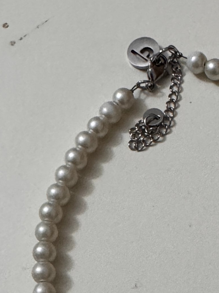 Unbranded White Faux Pearl Necklace 45 cm Jewel-Ja-8 image 7