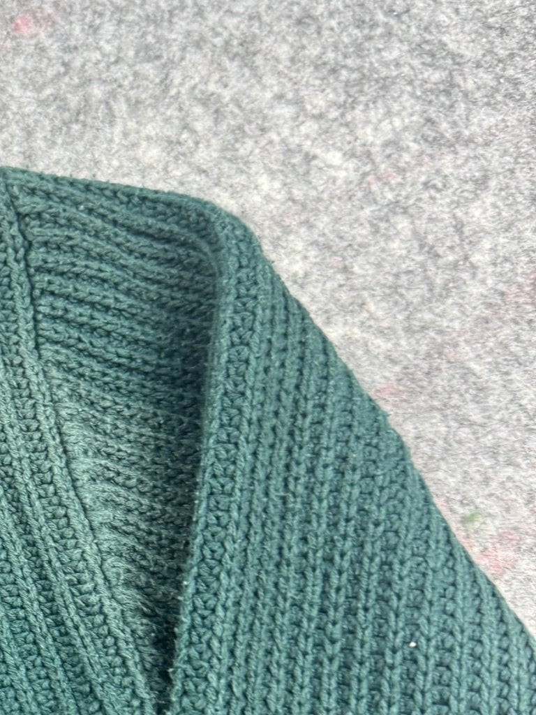 Monki Forest Green Rib Knit Crop Jumper Women’s M image 9