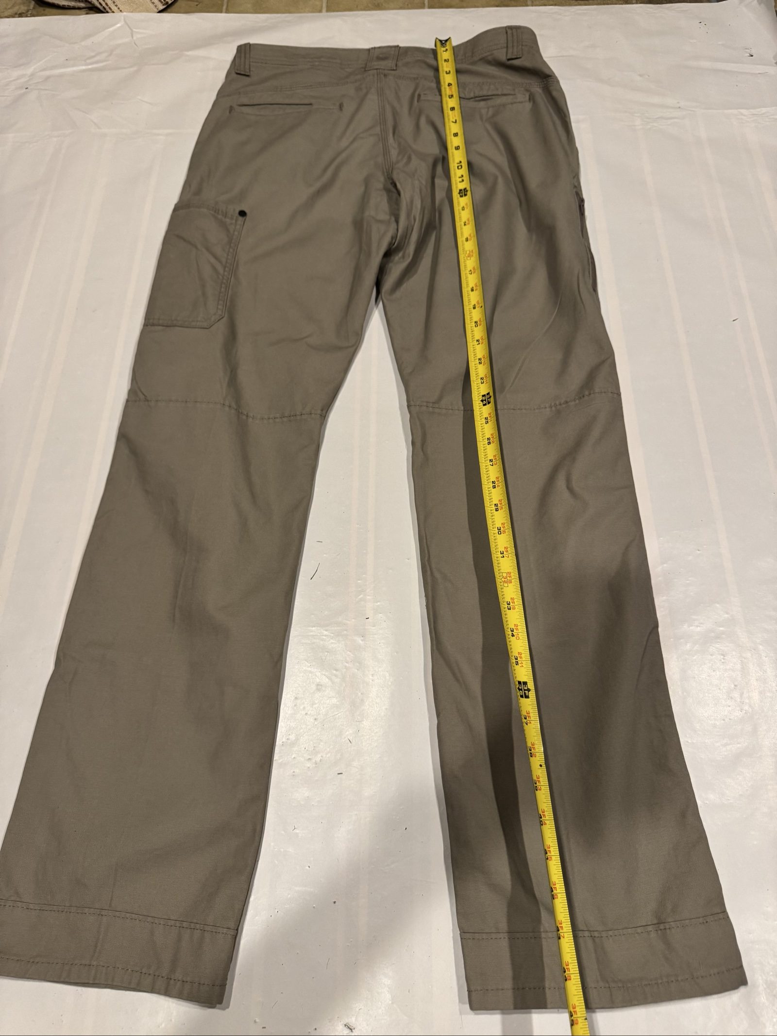 Men's NWT Wrangler Straight Fit Cargo Pants - 34x34 - Tan image 7