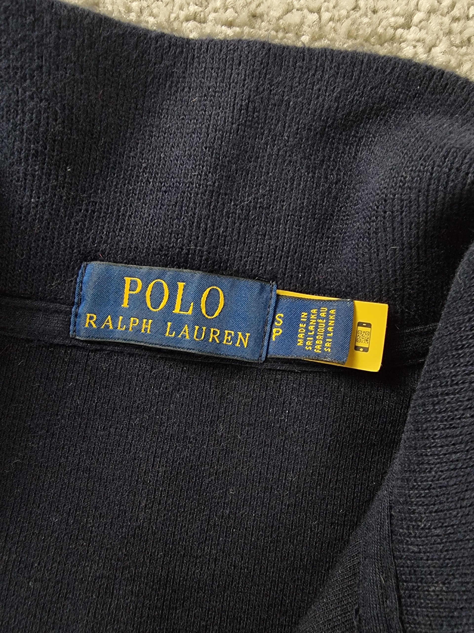 Sweater 1/4 Zip Polo Ralph Lauren Men's S Navy Blue image 5