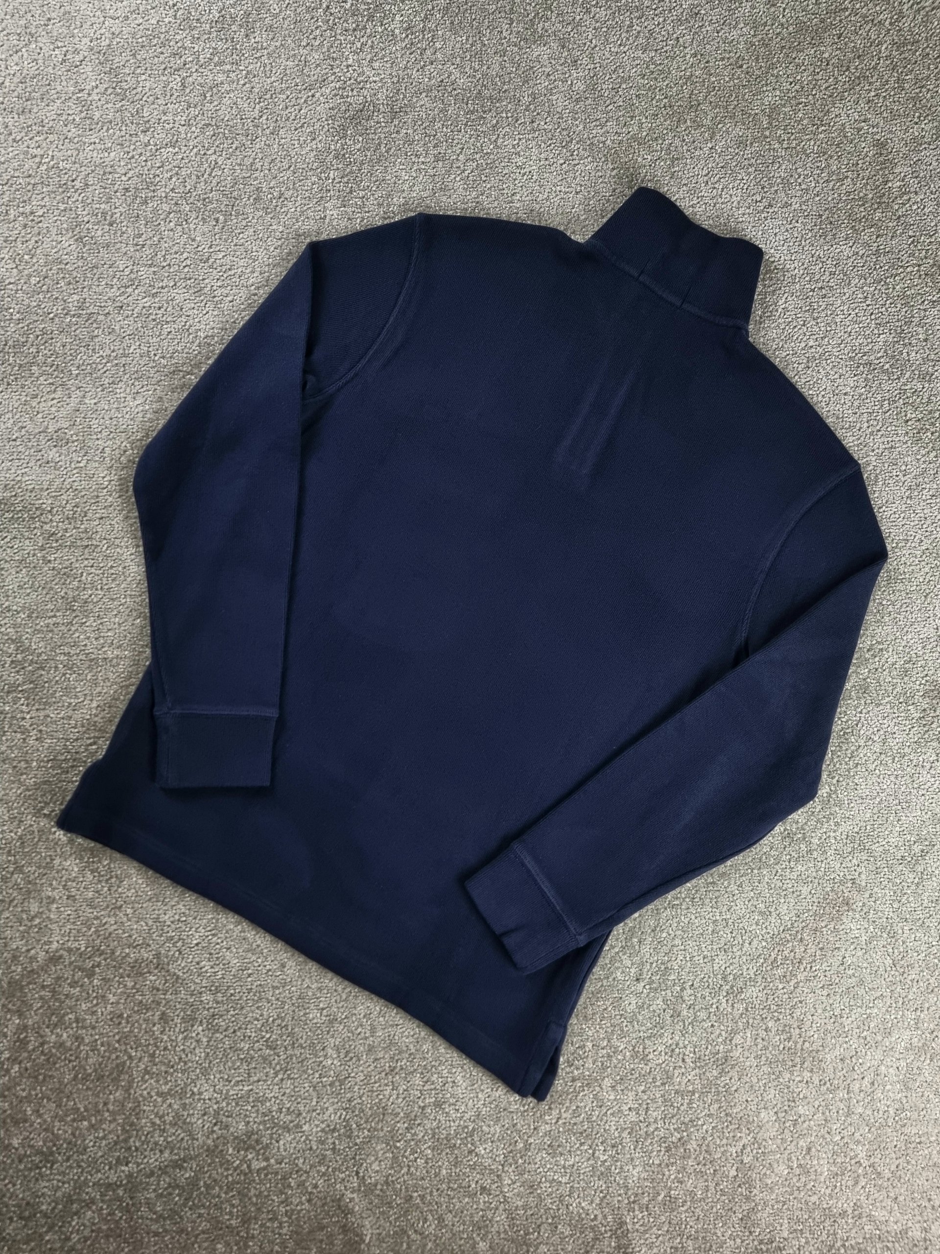 Sweater 1/4 Zip Polo Ralph Lauren Men's S Navy Blue image 7