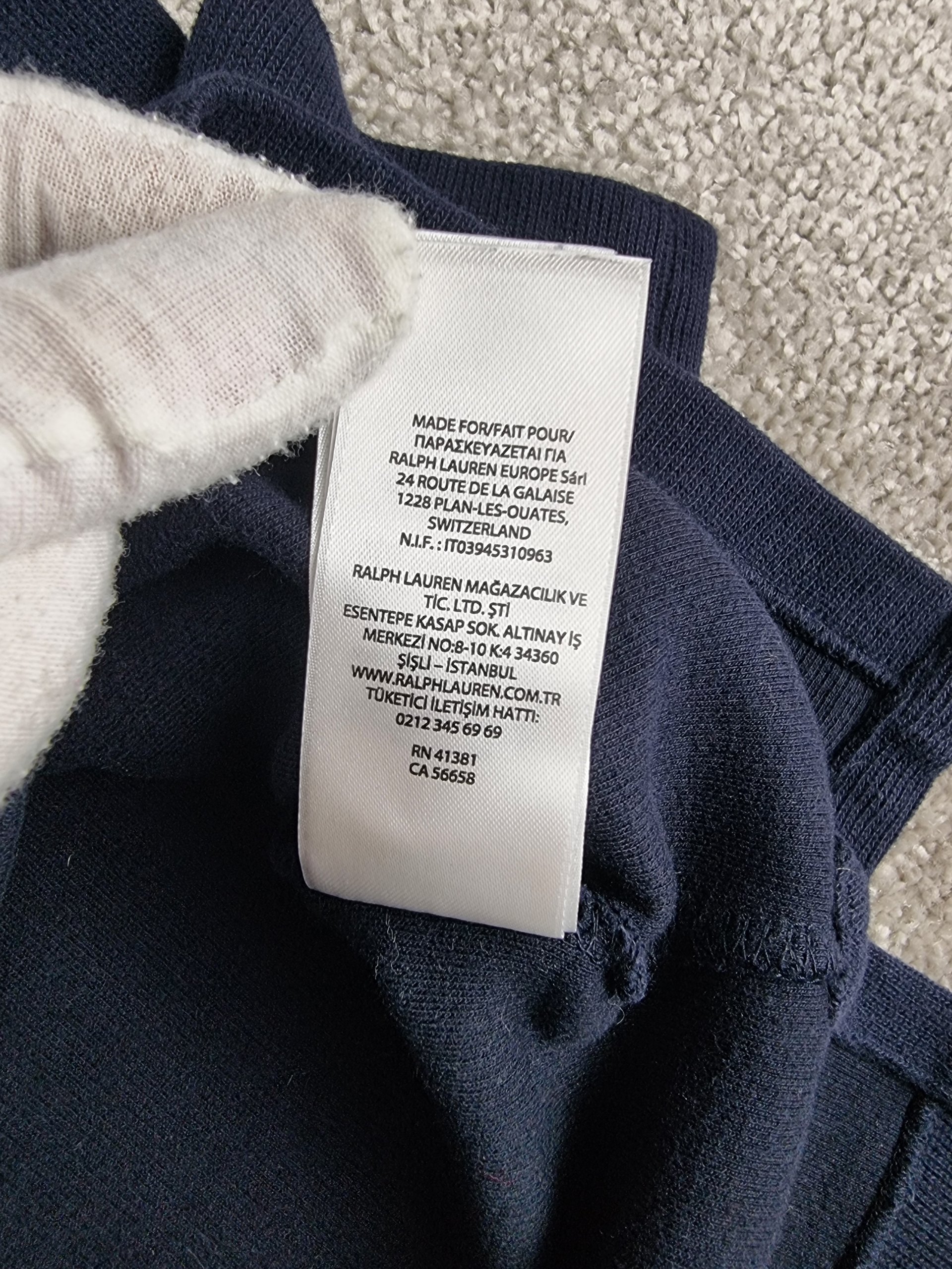 Sweater 1/4 Zip Polo Ralph Lauren Men's S Navy Blue image 10