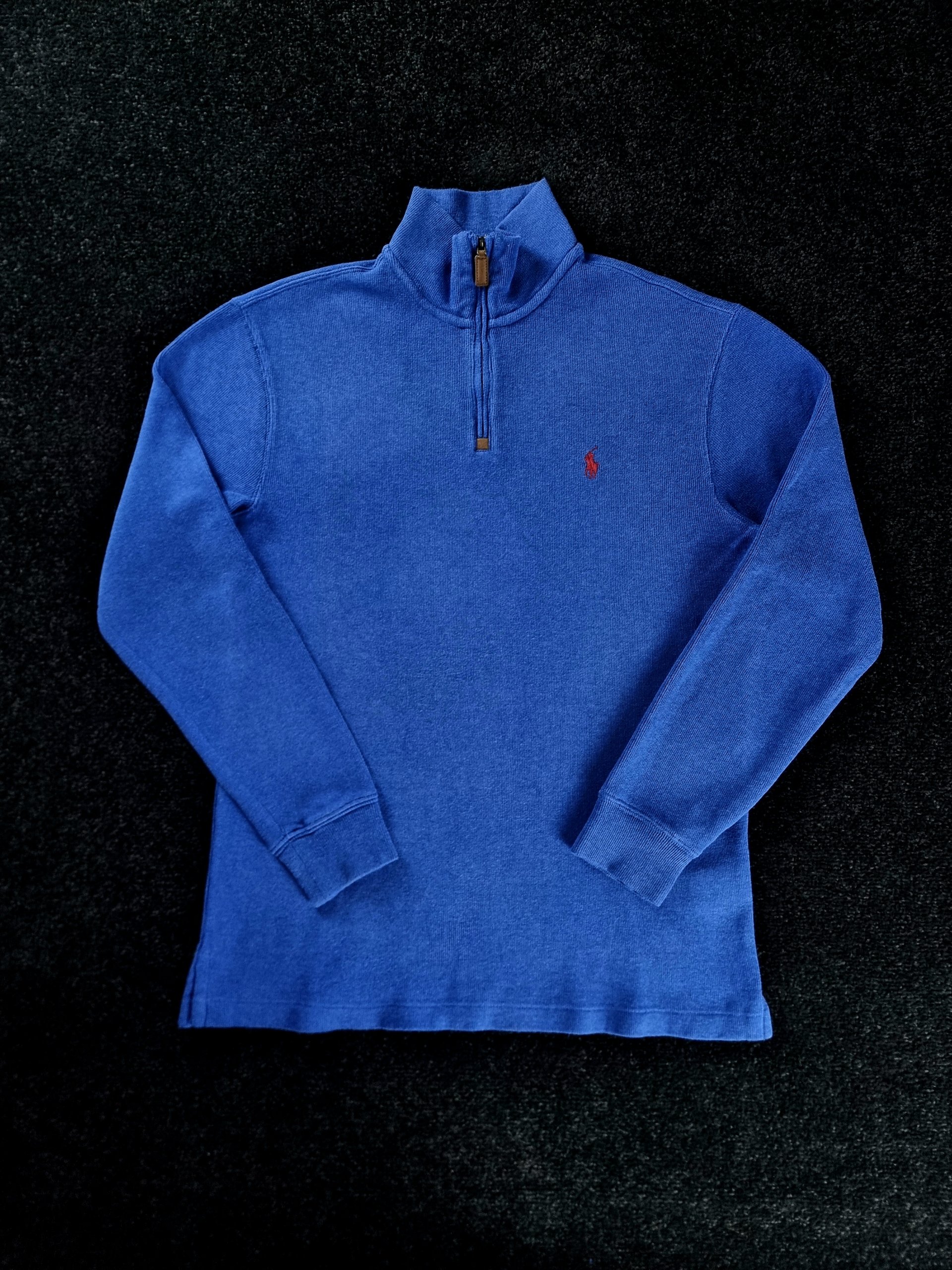 Sweater 1/4 Zip Polo Ralph Lauren Men S Blue image 2