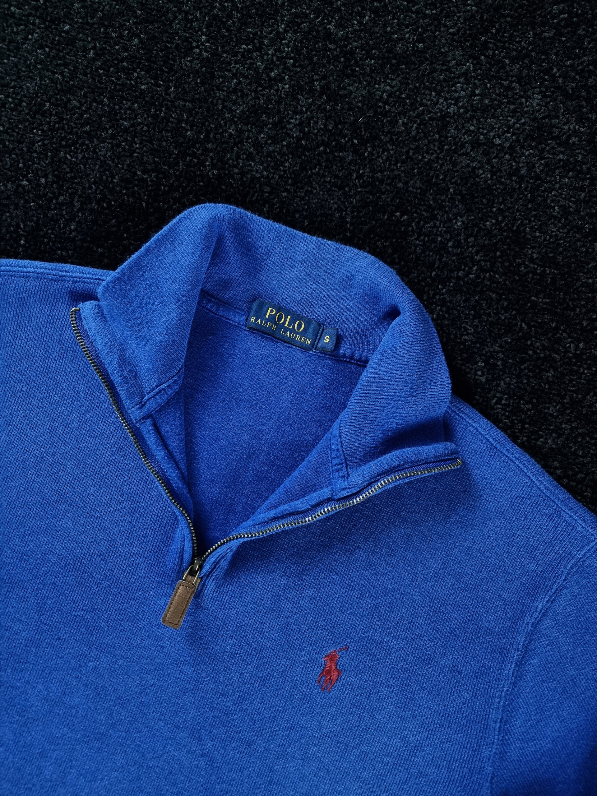 Sweater 1/4 Zip Polo Ralph Lauren Men S Blue image 3