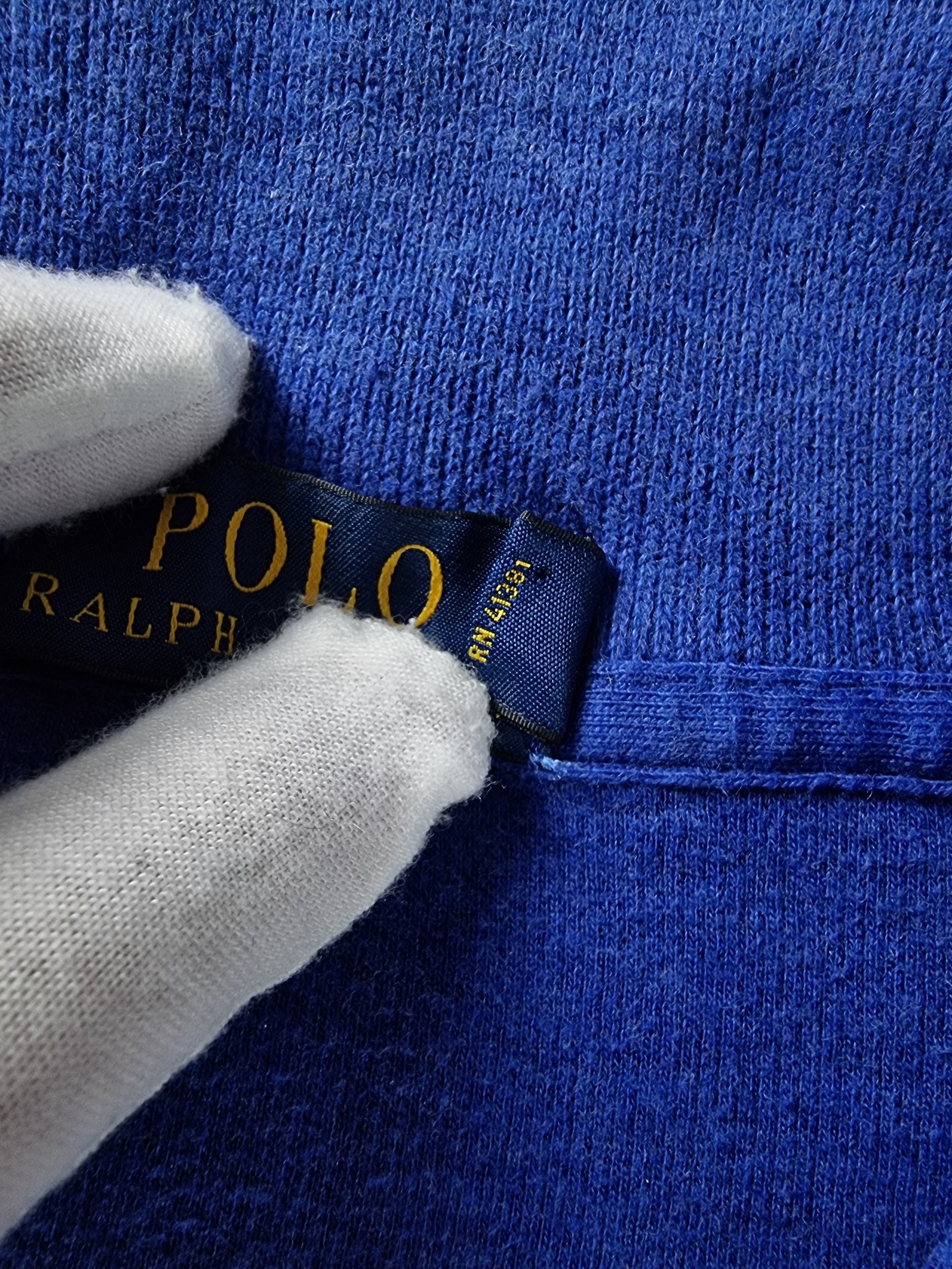 Sweater 1/4 Zip Polo Ralph Lauren Men S Blue image 6