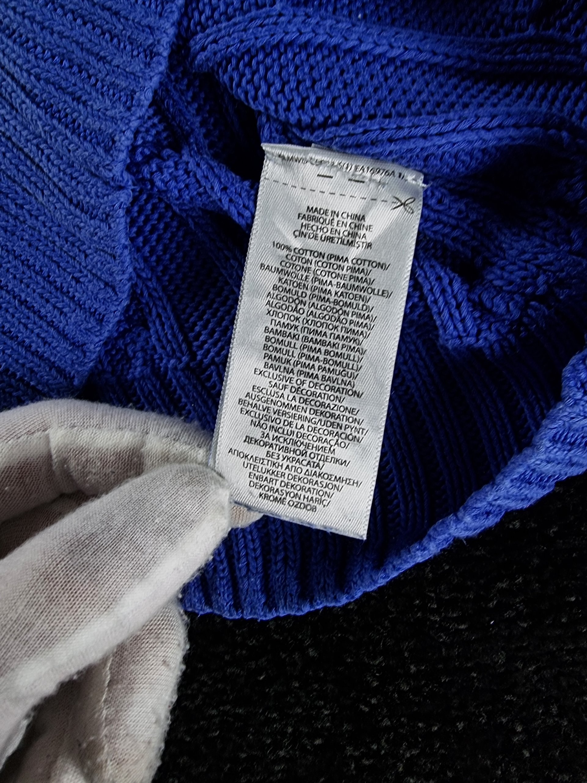 Sweater Cable Knit Polo Ralph Lauren Men XS Blue image 7