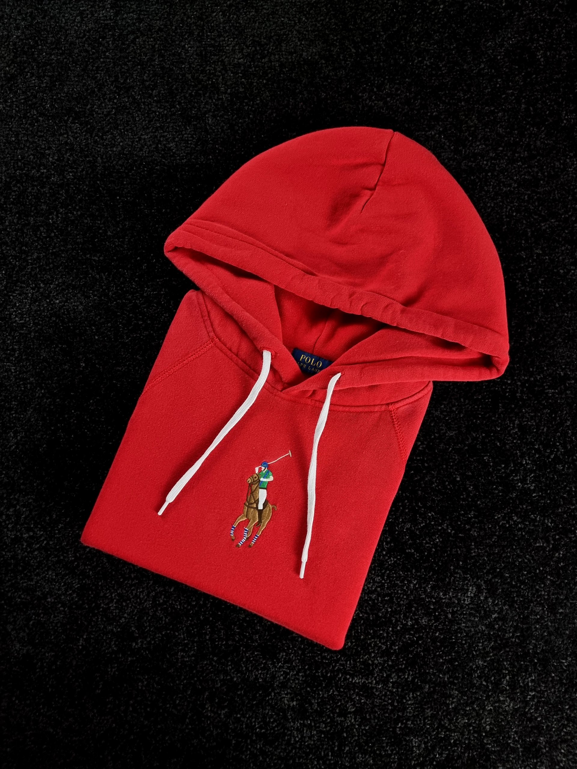 Hoodie Polo Ralph Lauren Unisex M Red
