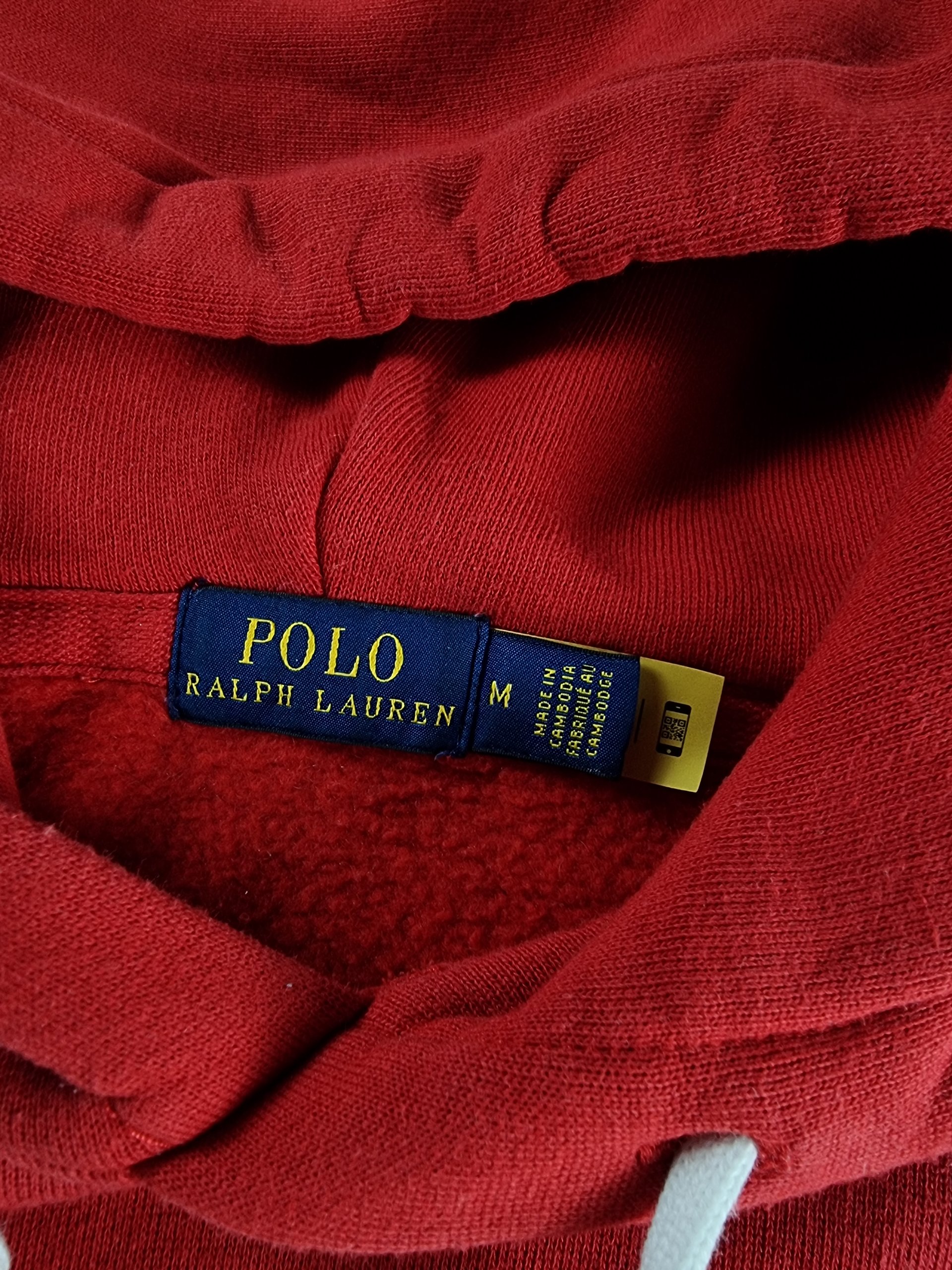Hoodie Polo Ralph Lauren Unisex M Red image 3