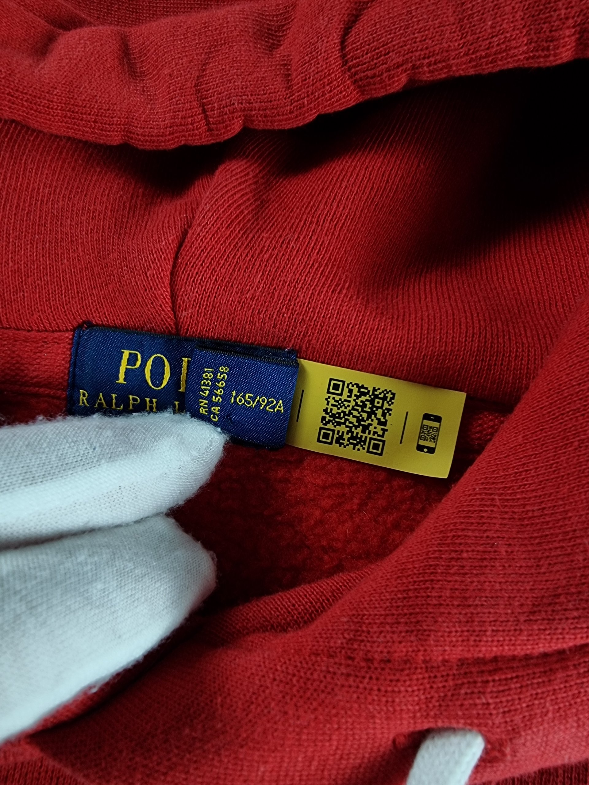 Hoodie Polo Ralph Lauren Unisex M Red image 4