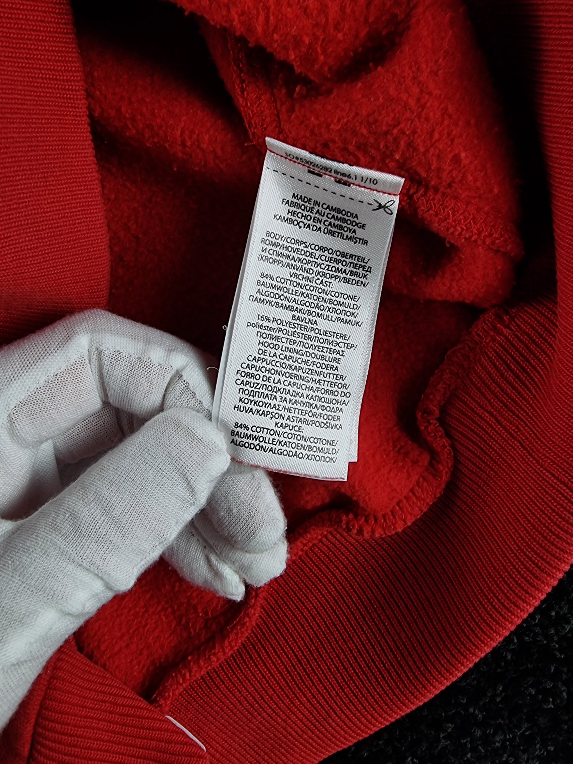 Hoodie Polo Ralph Lauren Unisex M Red image 7