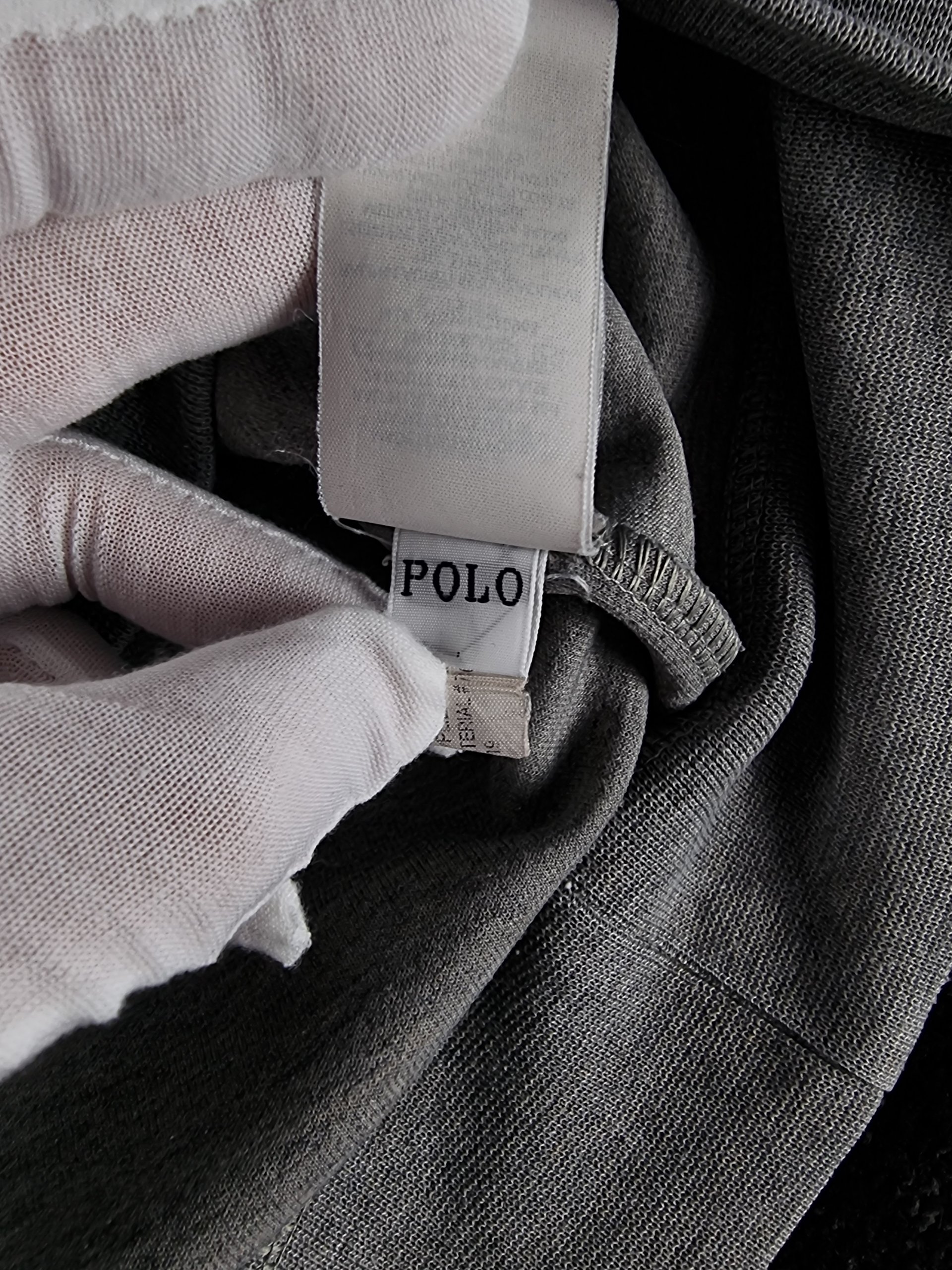 Sweatshirt Half Zip Polo Ralph Lauren Men's L Blue Navy & Grey image 8
