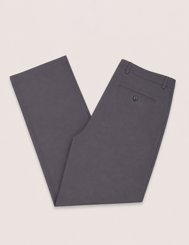 Tommy Hilfiger Grey Mens Chino Trousers Cotton 32"
