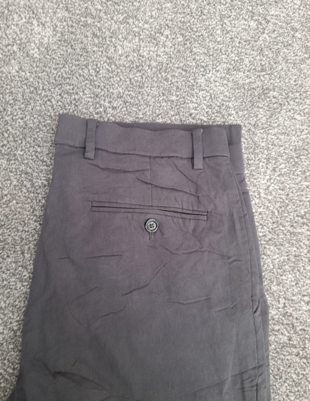Tommy Hilfiger Grey Mens Chino Trousers Cotton 32" image 4