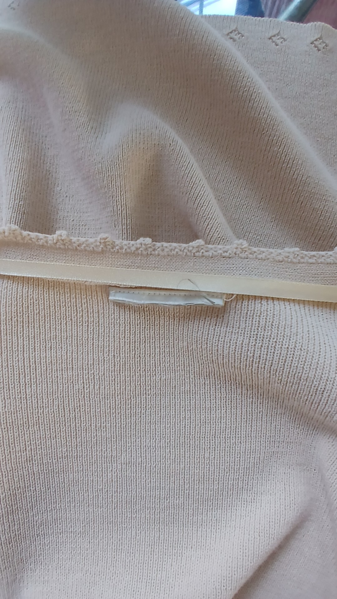 Cream Cardigan & Sleeveless Gold and Neutrals Top Size 18 image 8