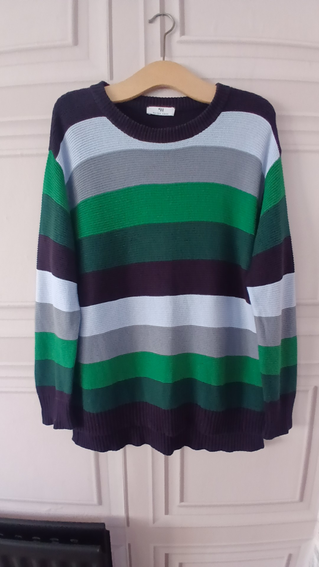 Peter Hahn Multicolour Striped Viscose Sweater 18