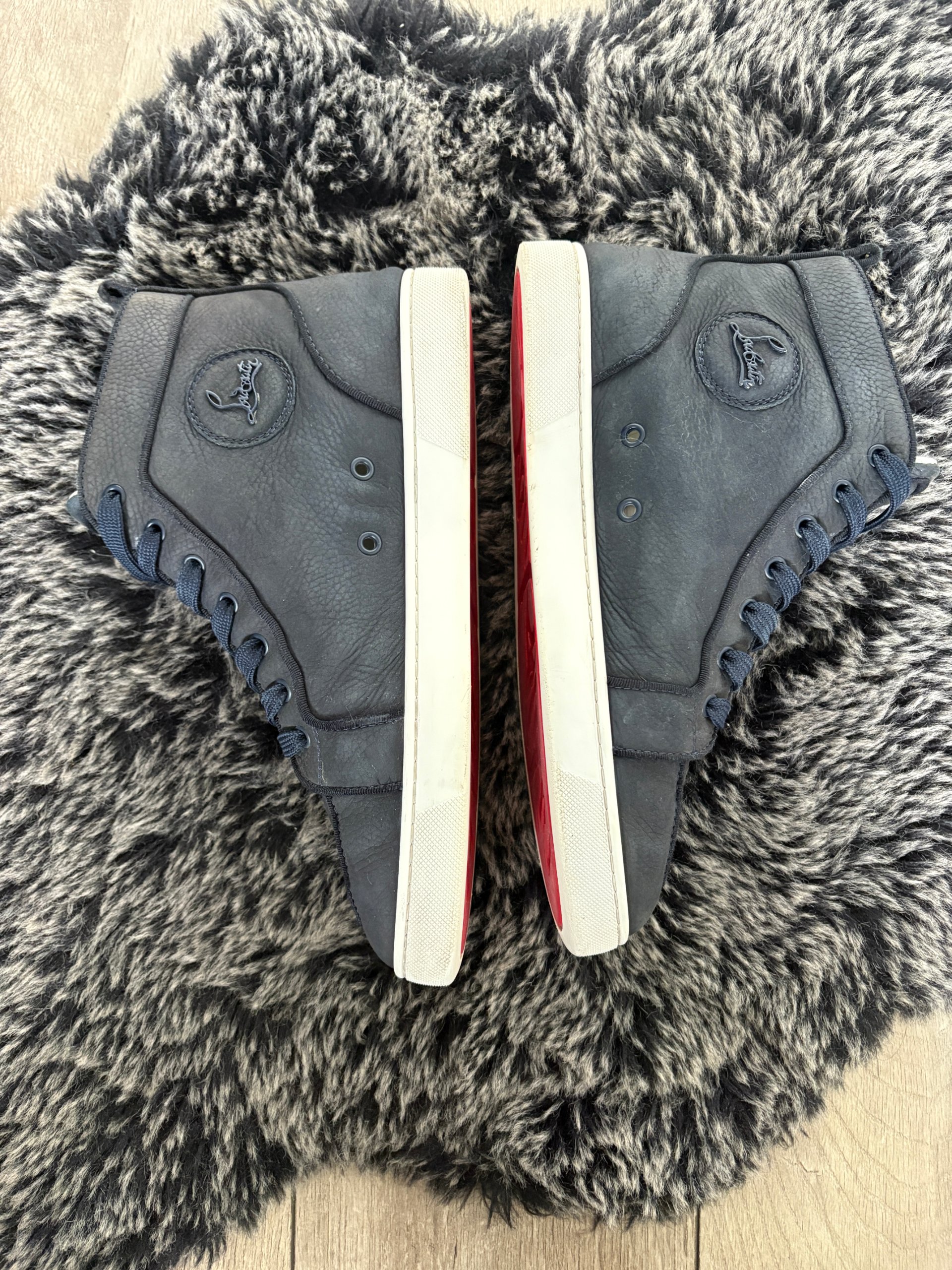 Christian Louboutin Louis Flat High Nabuck High Size 41,5 image 4