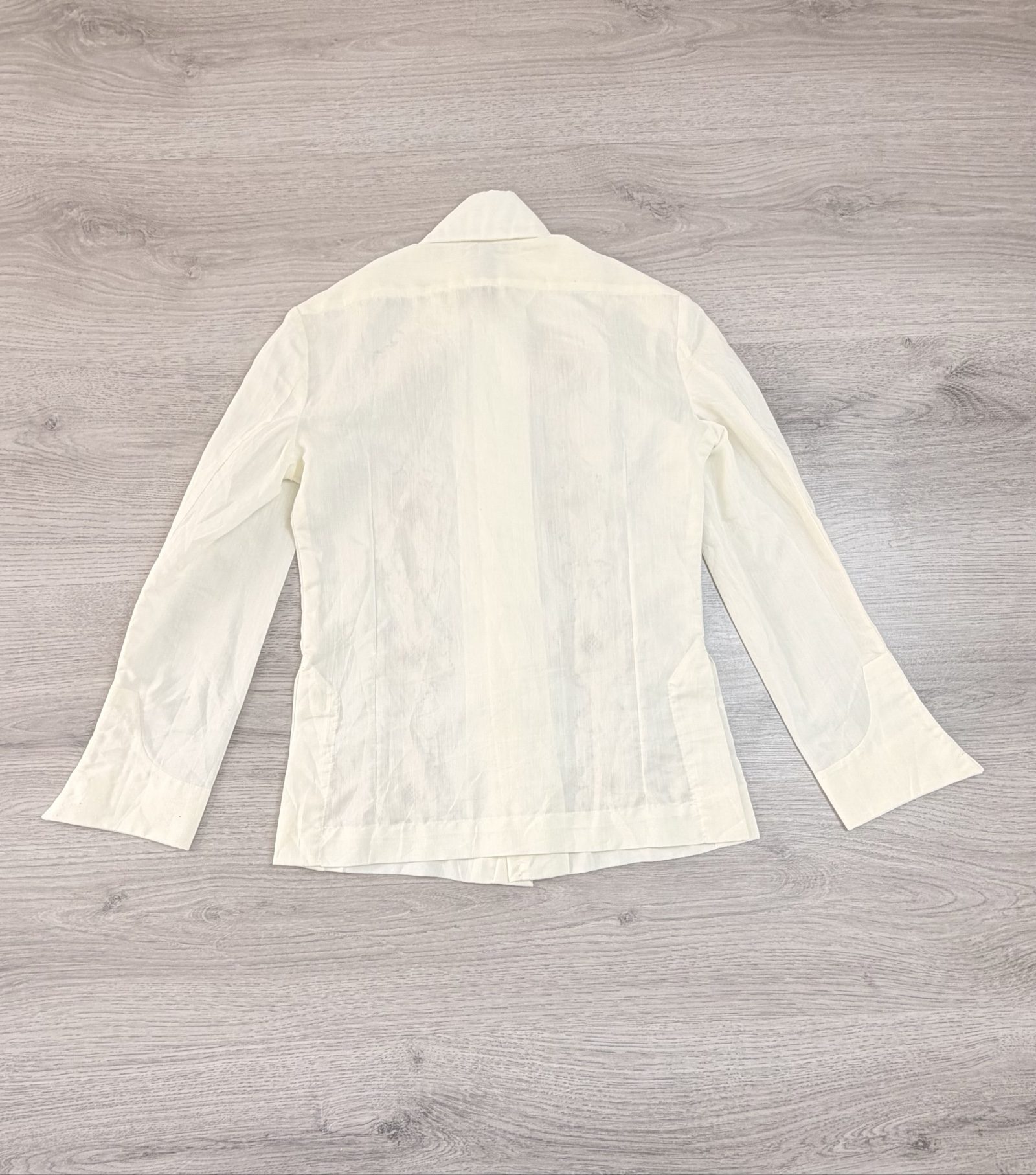 Unbranded Cream Embroidered Long Sleeve Shirt image 6