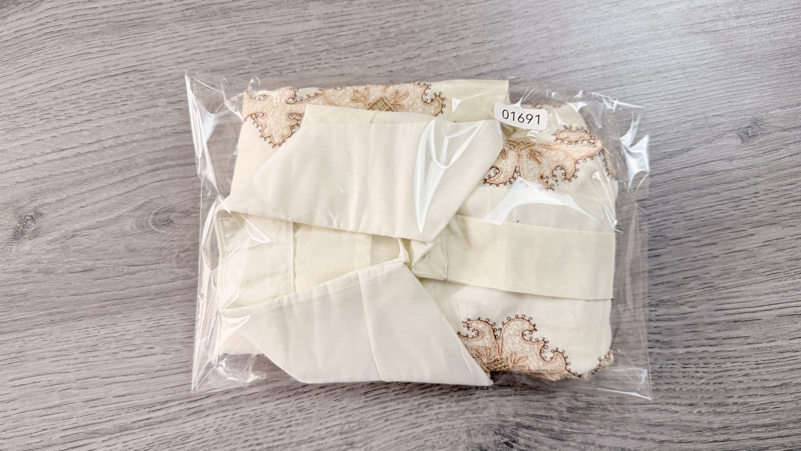 Unbranded Cream Embroidered Long Sleeve Shirt image 9