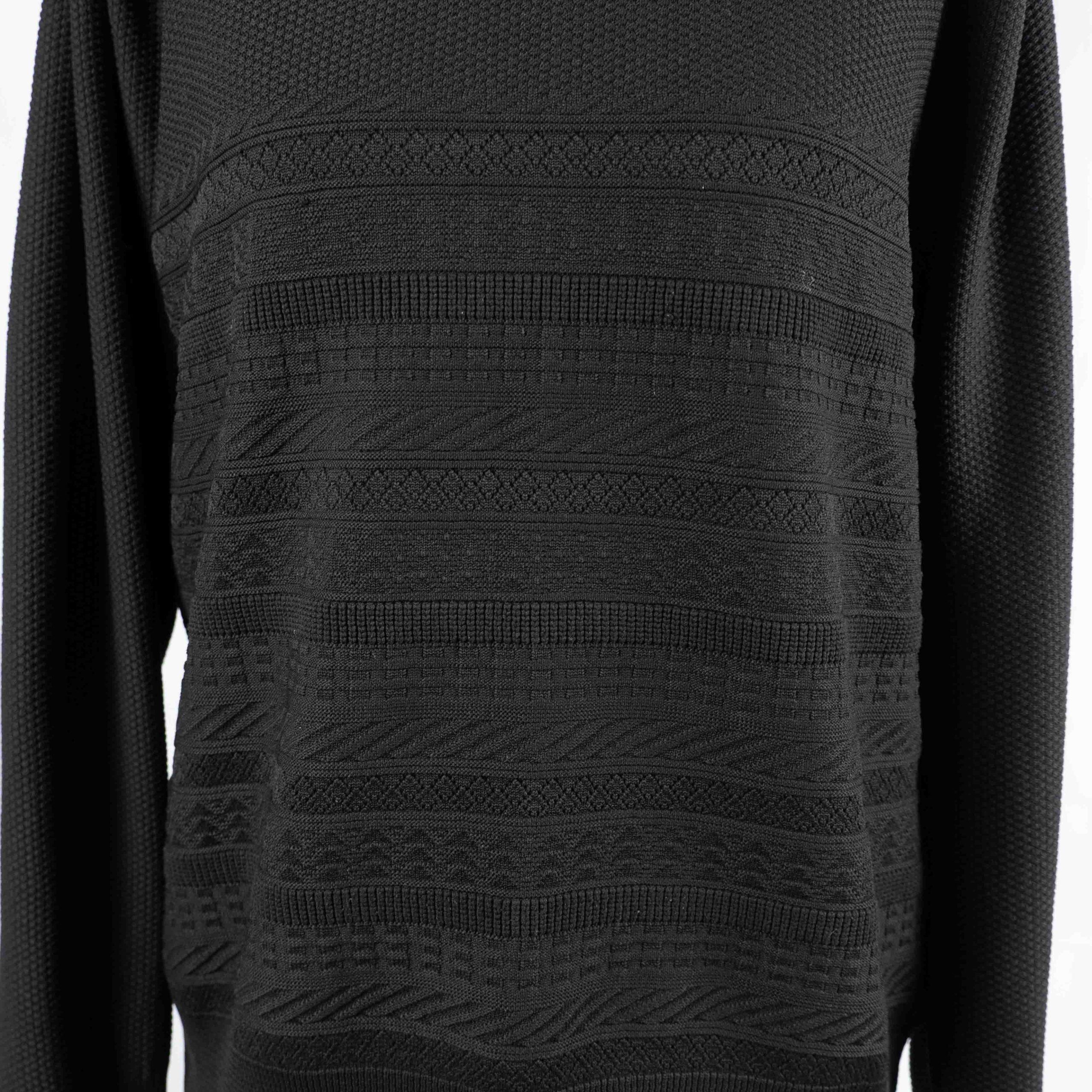 Papaya Woman Black 14 Jumper Textured Knit Pre-Owned image 2