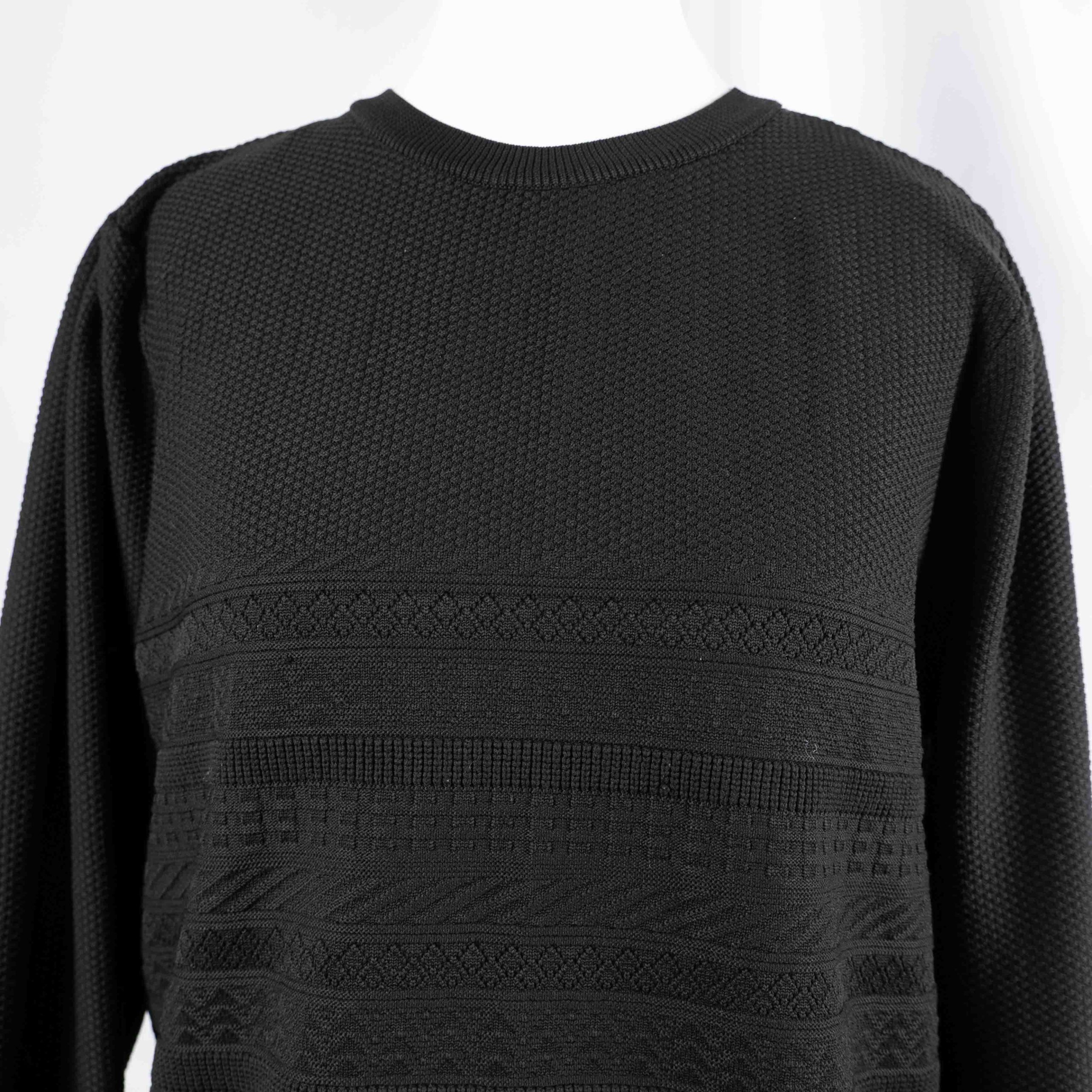 Papaya Woman Black 14 Jumper Textured Knit Pre-Owned image 3