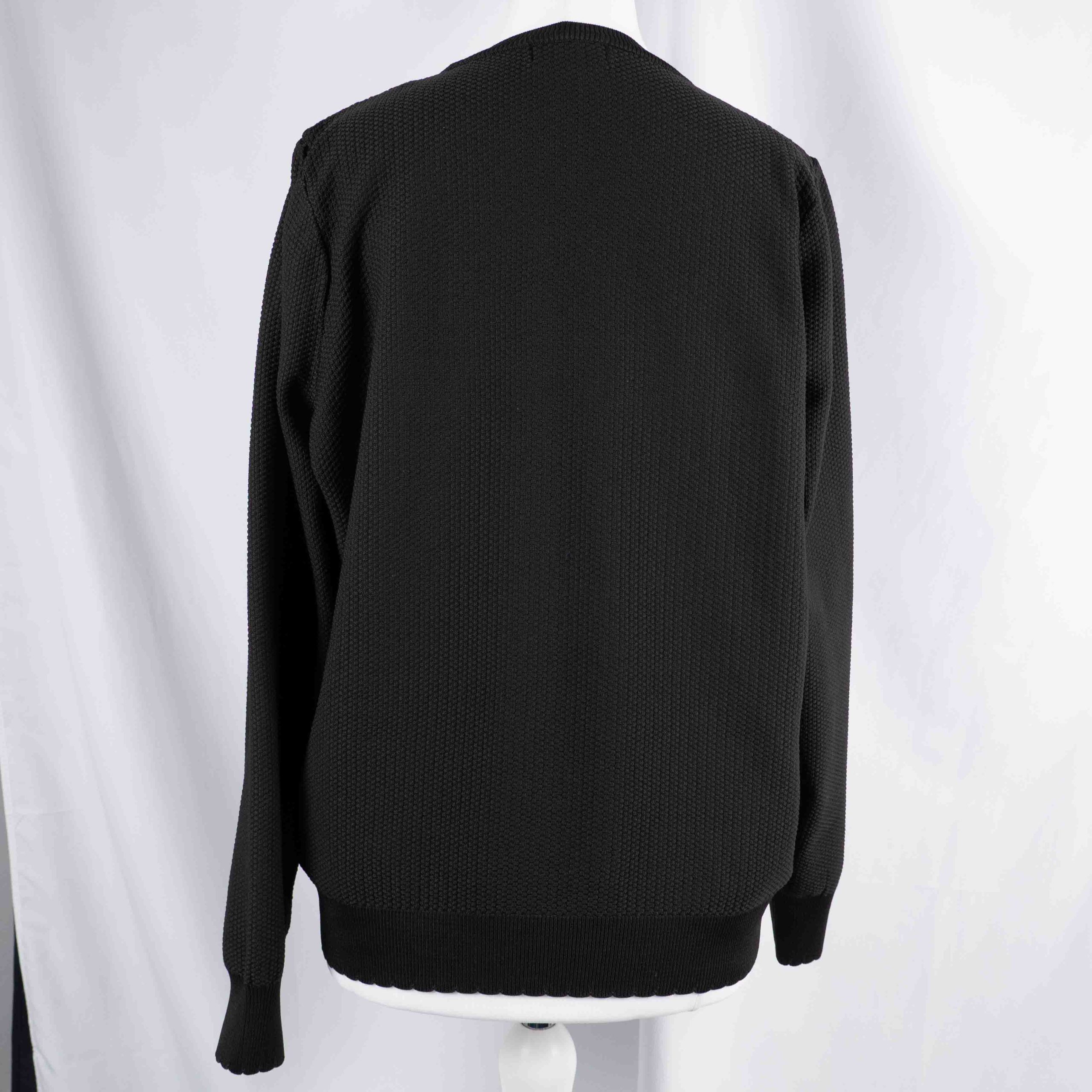 Papaya Woman Black 14 Jumper Textured Knit Pre-Owned image 5
