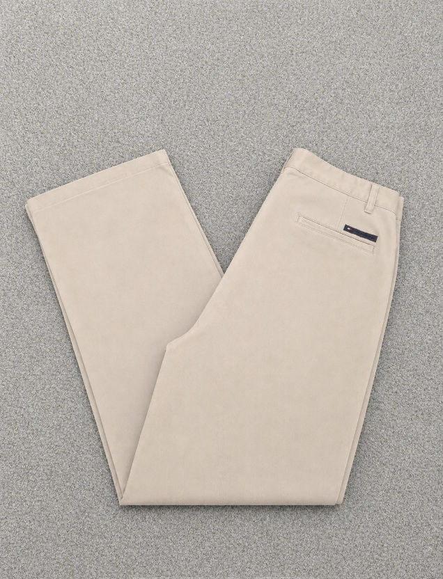 Tommy Hilfiger Beige Stretch Chino Trousers 34"