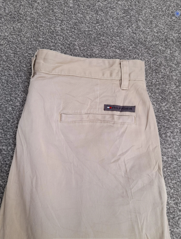 Tommy Hilfiger Beige Stretch Chino Trousers 34" image 3
