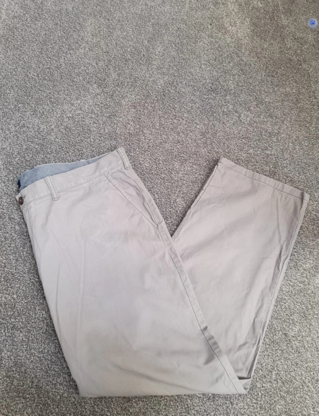 Tommy Hilfiger straight-leg chino pants in beige 42" image 7
