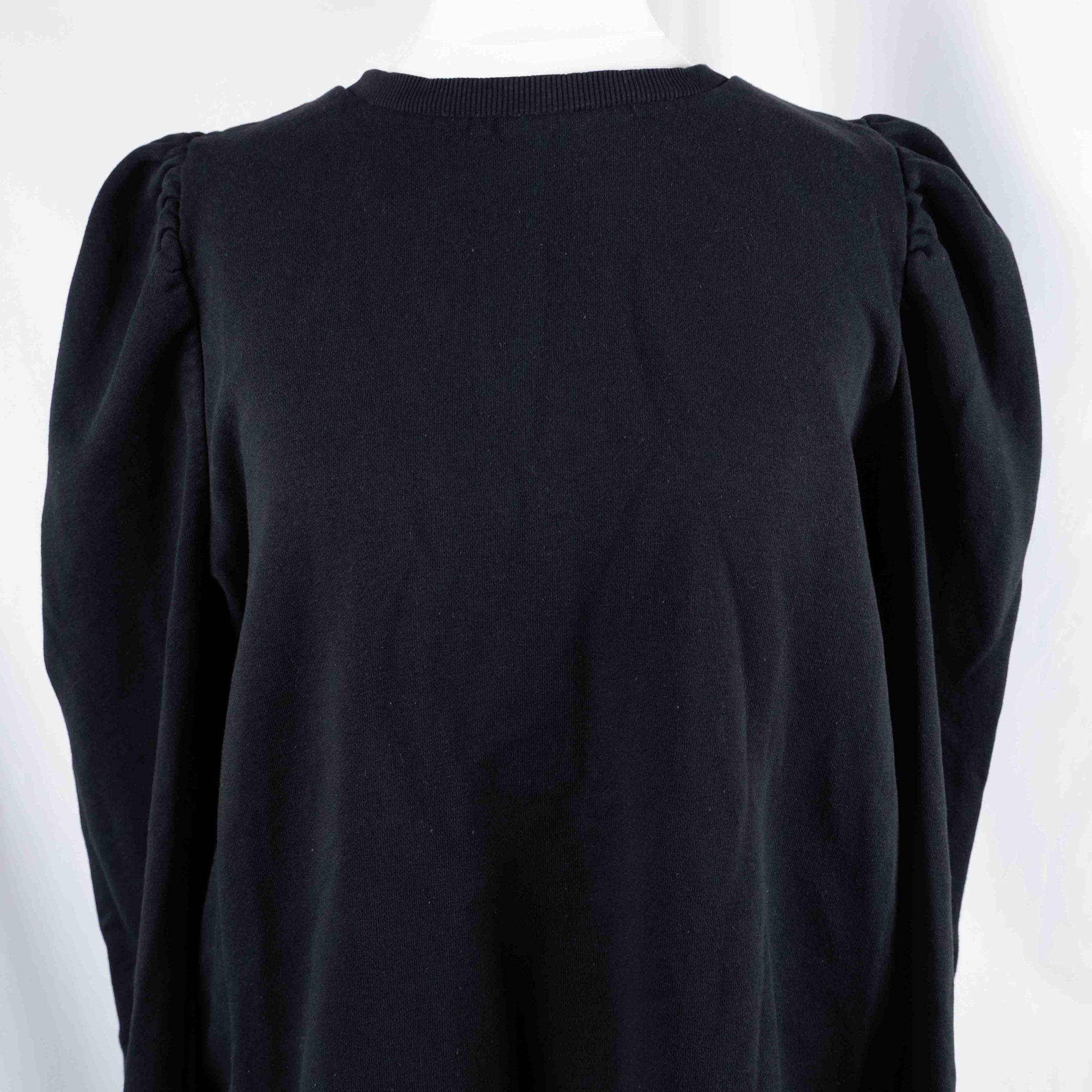 Papaya Woman Black 12 Puff Sleeve Jumper Pre-Owned image 2