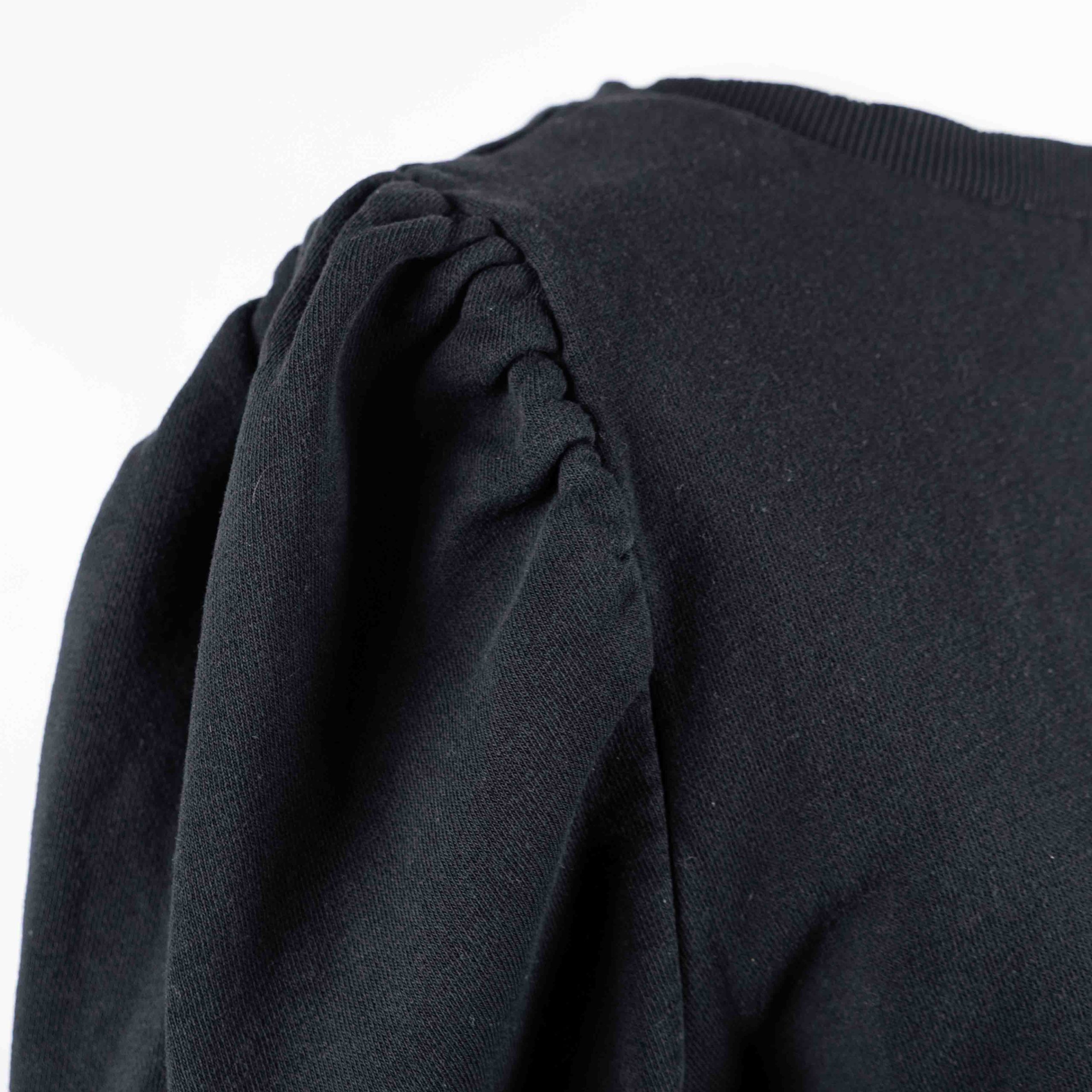 Papaya Woman Black 12 Puff Sleeve Jumper Pre-Owned image 3