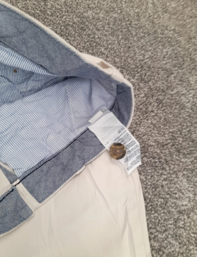 Tommy Hilfiger Men's Beige Custom Fit Chinos Light Beige 33" image 3