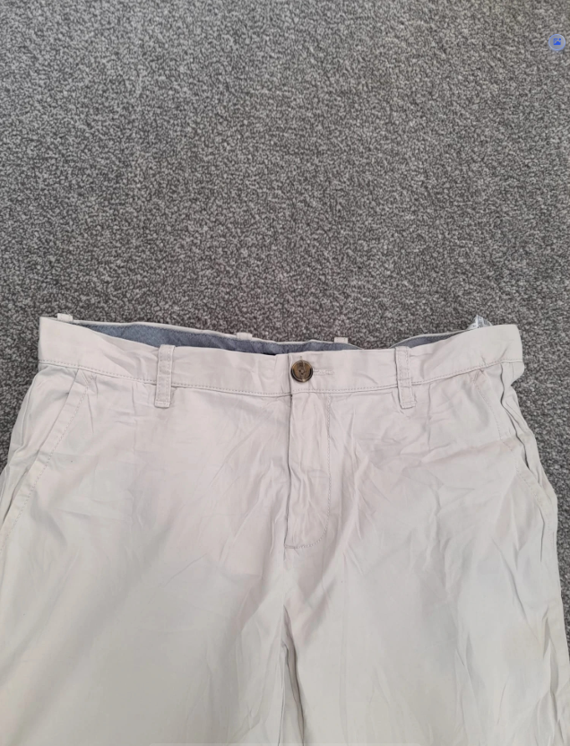 Tommy Hilfiger Men's Beige Custom Fit Chinos Light Beige 33" image 5