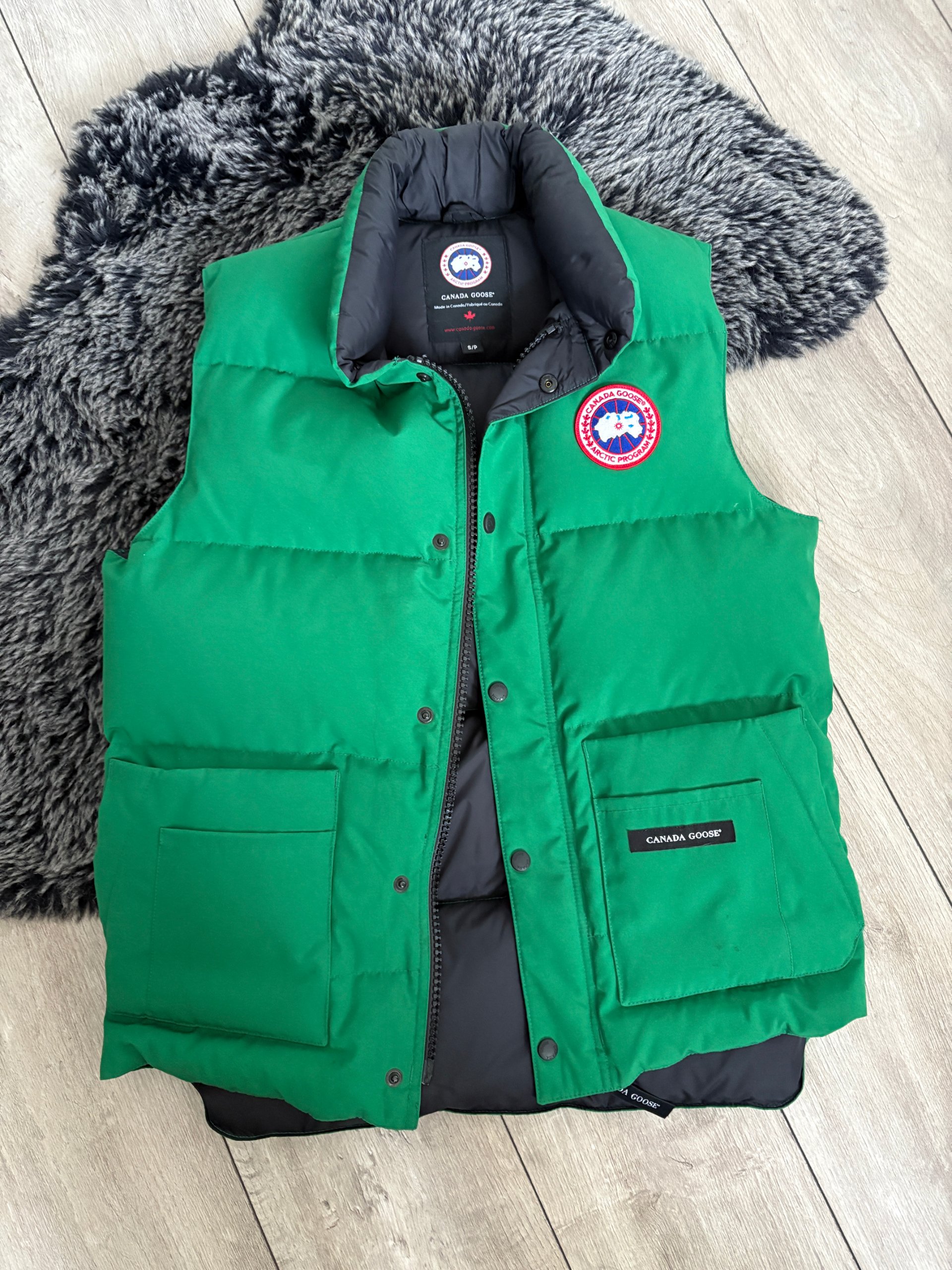 Canada Goose Vest Celtic Green Vintage Size S