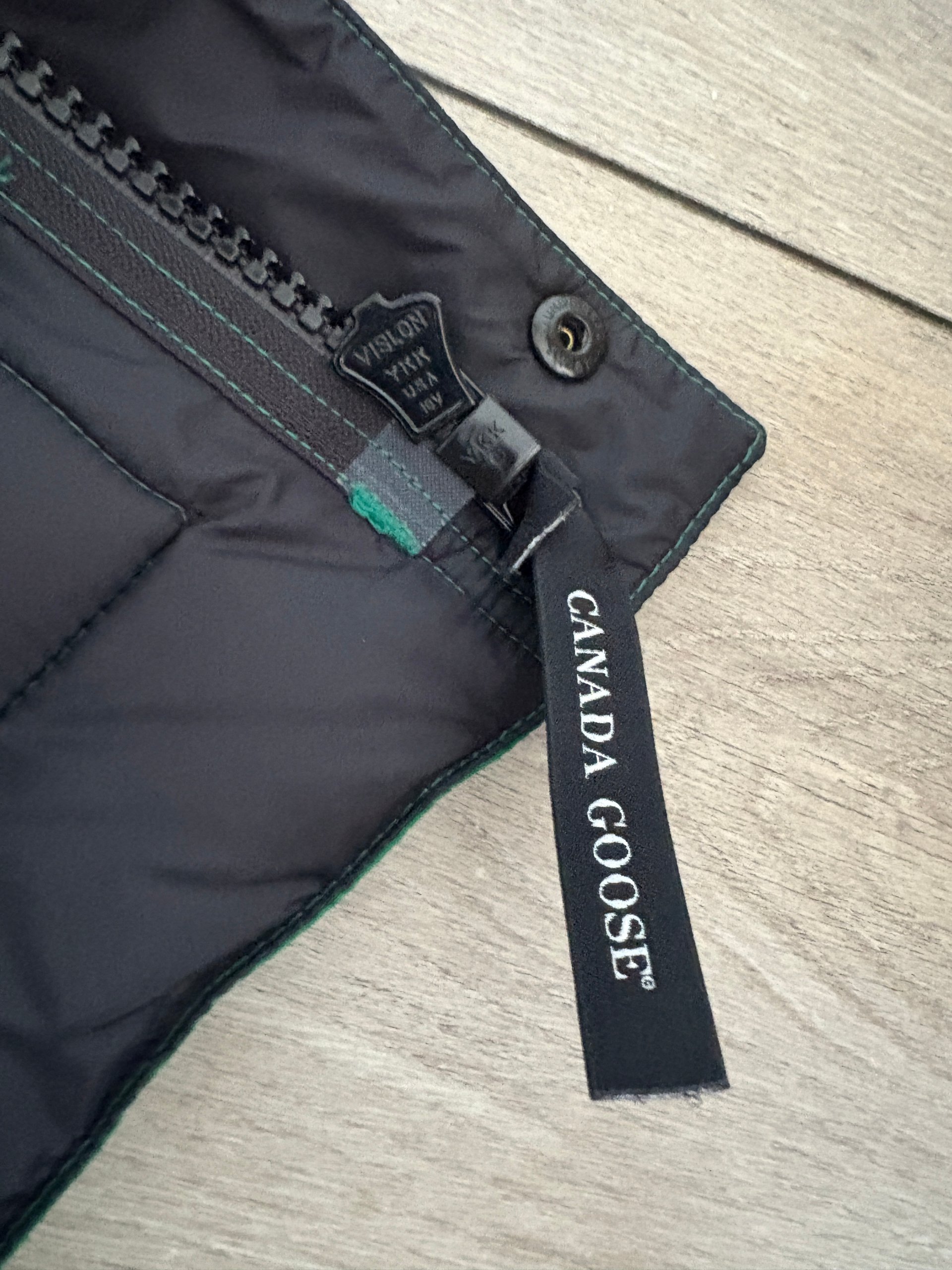 Canada Goose Vest Celtic Green Vintage Size S image 5