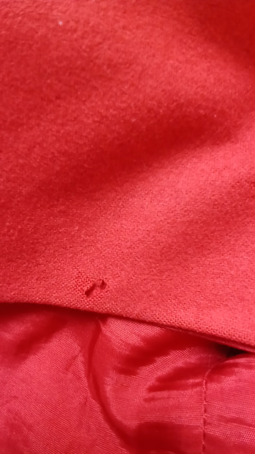 Hobbs Women's Red Wool Blend Sleeveless Dress UK 14 image 7
