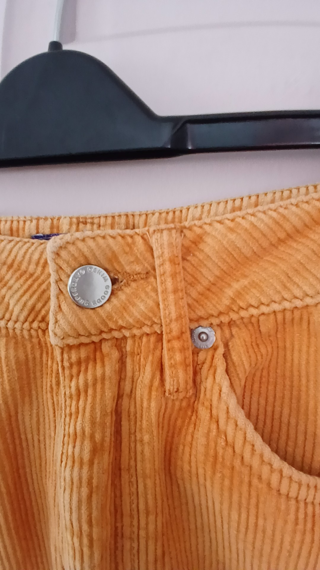 Superdry Women's Mustard Corduroy Mini Skirt 28 image 2