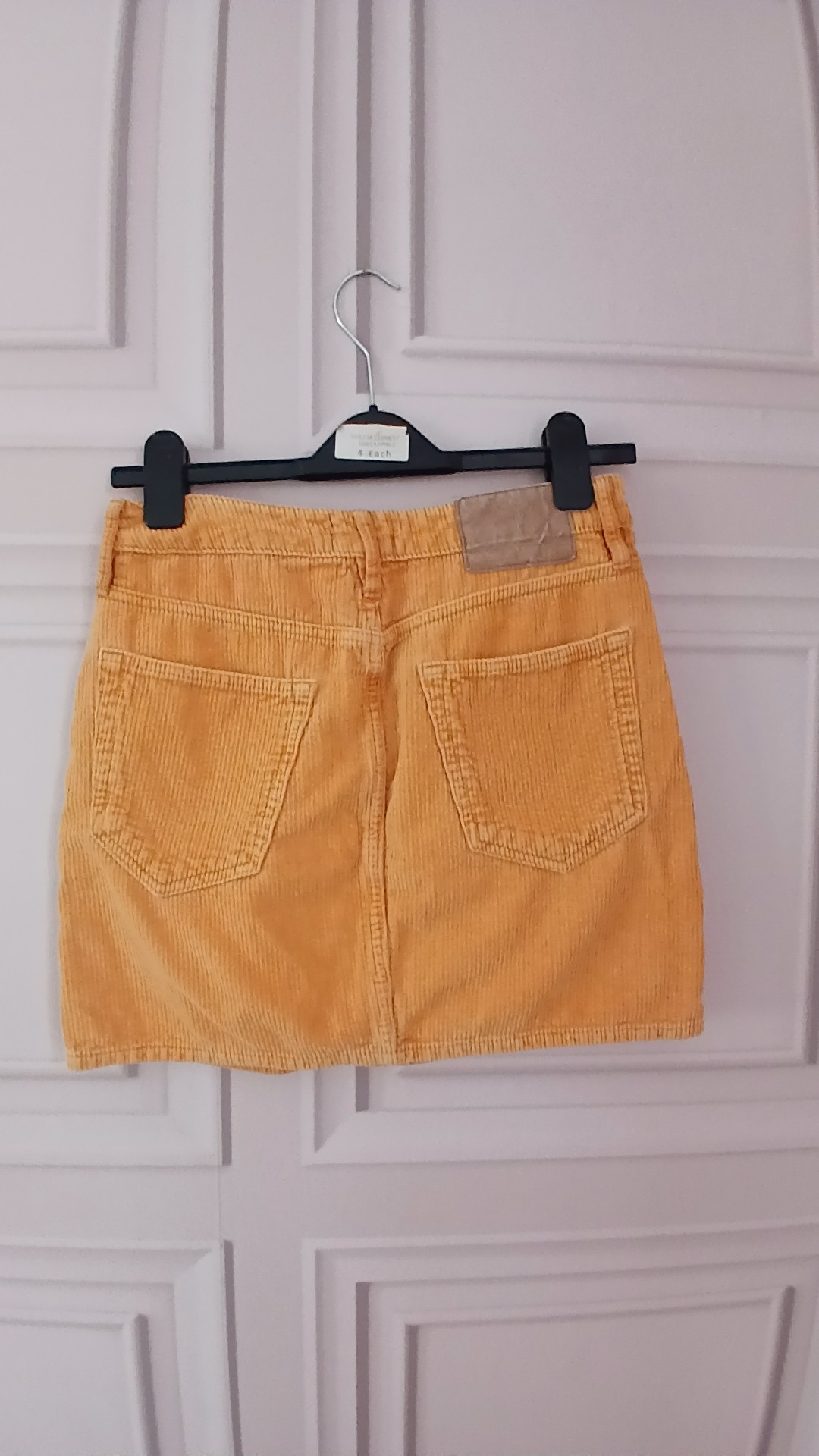 Superdry Women's Mustard Corduroy Mini Skirt 28 image 3